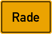 Dorfstraße in Rade
