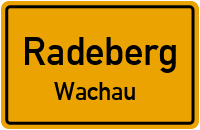 Hauptstraße in RadebergWachau