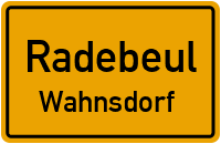 Pfeifferweg in RadebeulWahnsdorf