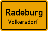 Volkersdorfer Weg in 01471 Radeburg (Volkersdorf)