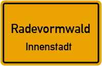Wiesenstraße in RadevormwaldInnenstadt