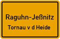 Straßenverzeichnis Raguhn-Jeßnitz Tornau v d Heide
