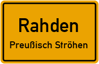Schlosserstraße in RahdenPreußisch Ströhen