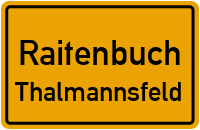 Burgstraße in RaitenbuchThalmannsfeld