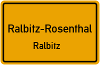 Truppener Straße in Ralbitz-RosenthalRalbitz