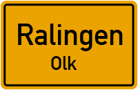 Waldstraße in RalingenOlk