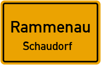 Schaudorfstraße in RammenauSchaudorf