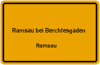 Badgasse in Ramsau bei BerchtesgadenRamsau