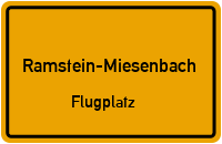 Straßen in Ramstein-Miesenbach Flugplatz