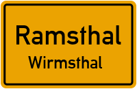 Huttenweg in RamsthalWirmsthal