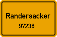 Straßen in 97236 Randersacker