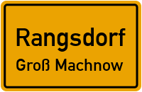 Ragower Weg in 15834 Rangsdorf (Groß Machnow)