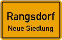 Winterfeldallee in RangsdorfNeue Siedlung