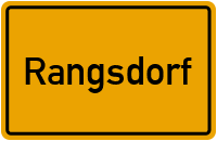 City Sign Rangsdorf