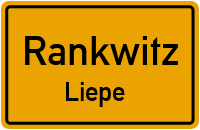Reestower Straße in RankwitzLiepe