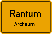 Straßen in Rantum Archsum