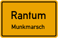 Straßen in Rantum Munkmarsch