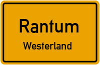 Straßen in Rantum Westerland