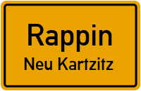 Feldrainstraße in RappinNeu Kartzitz