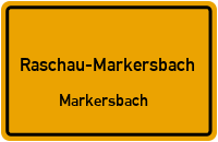 Bergstraße in Raschau-MarkersbachMarkersbach