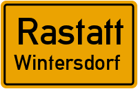 Dorfstraße in RastattWintersdorf