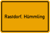 City Sign Rastdorf, Hümmling