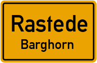 Straßenverzeichnis Rastede Barghorn