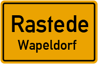 Straßenverzeichnis Rastede Wapeldorf