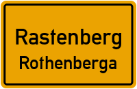 Bahnhofstraße in RastenbergRothenberga