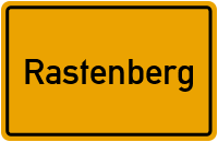 City Sign Rastenberg