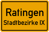 Preussenstraße in RatingenStadtbezirke IX