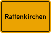 Ortsschild von Gemeinde Rattenkirchen in Bayern