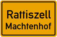 Straßen in Rattiszell Machtenhof