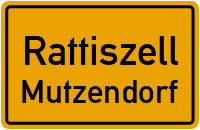 Straßen in Rattiszell Mutzendorf