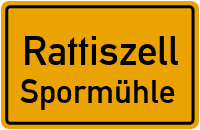 Straßen in Rattiszell Spormühle