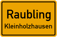 Steinbrucker Straße in RaublingKleinholzhausen