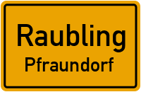 Holzstraße in RaublingPfraundorf