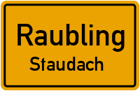 Straßenverzeichnis Raubling Staudach