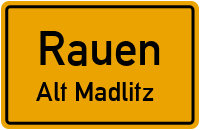 Grüner Weg in RauenAlt Madlitz