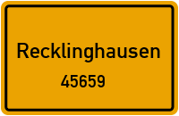 Straßen in 45659 Recklinghausen
