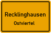 Wilhelm-Heussner-Straße in RecklinghausenOstviertel