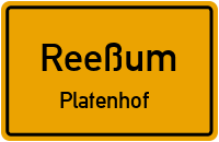 Platenhofer Straße in ReeßumPlatenhof