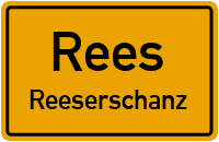 Rheinstraße in ReesReeserschanz