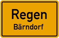 Gewerbestraße in RegenBärndorf