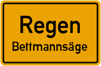 Waldbahnstraße in RegenBettmannsäge