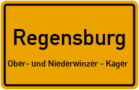 Tremmelhauserweg in RegensburgOber- und Niederwinzer - Kager