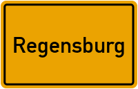 City Sign Regensburg