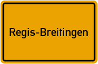 City Sign Regis-Breitingen
