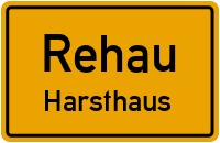 Straßenverzeichnis Rehau Harsthaus