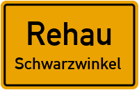Straßen in Rehau Schwarzwinkel